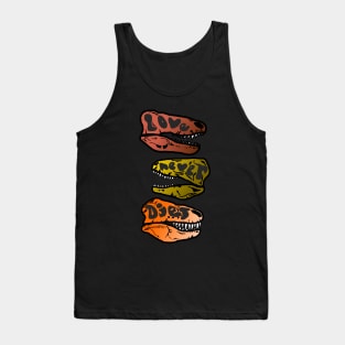 Love Never Dies T-Rex Skulls Tank Top